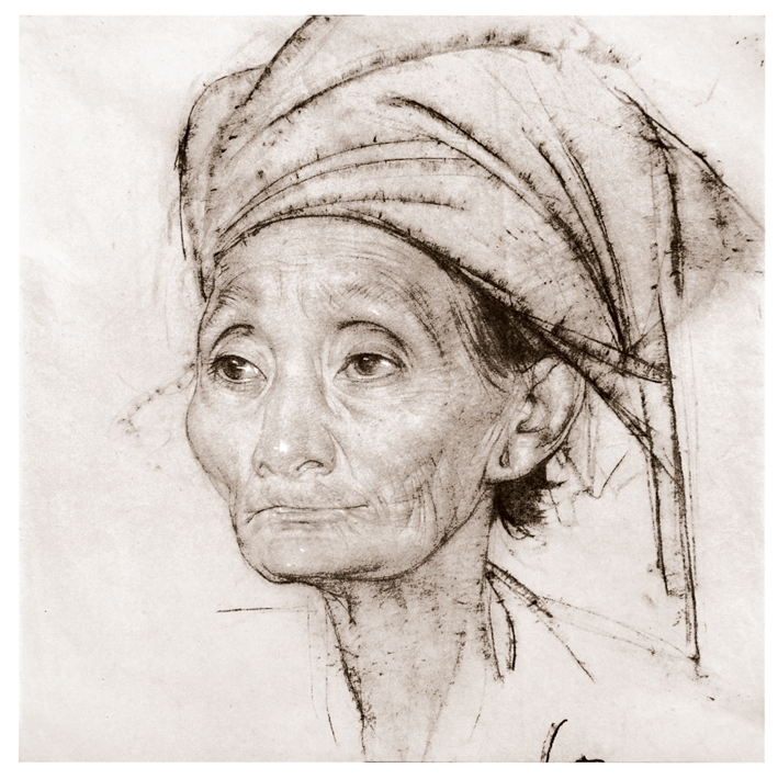  Nicolai Ivanovich Fechin —— 巴厘岛老妪